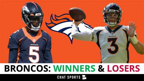 broncos winners and losers