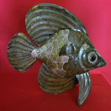 Bronze Fish Table Sculpture