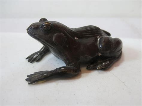 Bronze Frog Figure