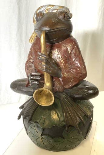 Bronze Painted Frog