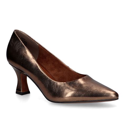 bronze pumps