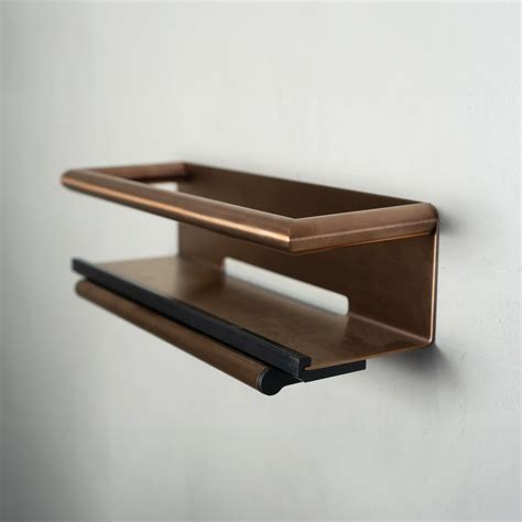 bronze shower shelf