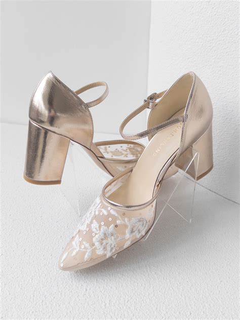 Bronze Wedding Heels