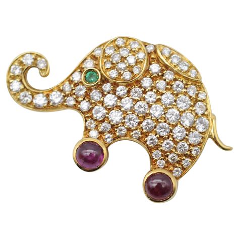brooch elephant