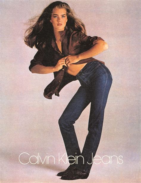 brooke shields 1980 calvin klein jeans ad
