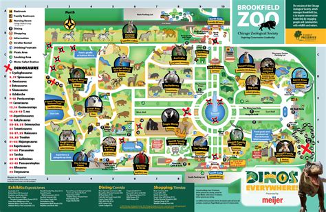 Brookfield Zoo Maps