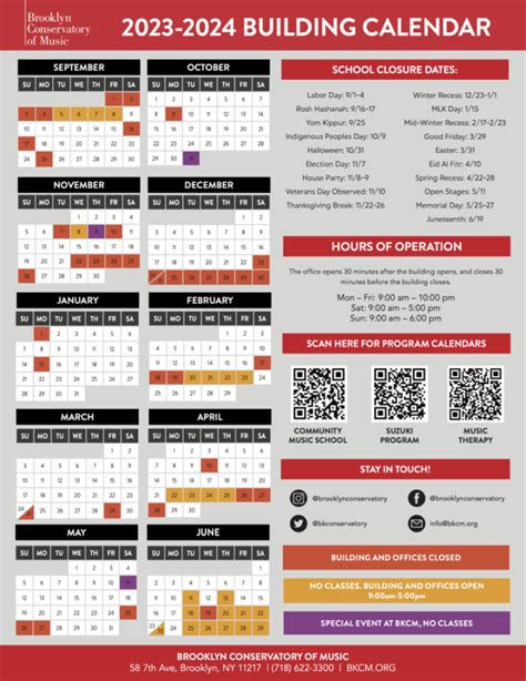 Brooklyn Law School Academic Calendar