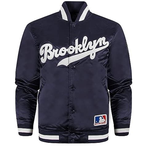 brooklyn dodgers baseball bomber jacket