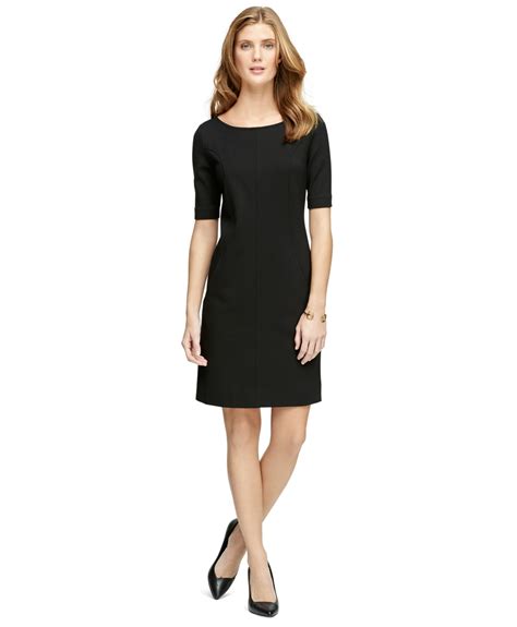 brooks brothers black dress