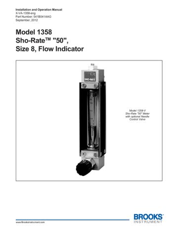 Brooks Flow Meter Manual