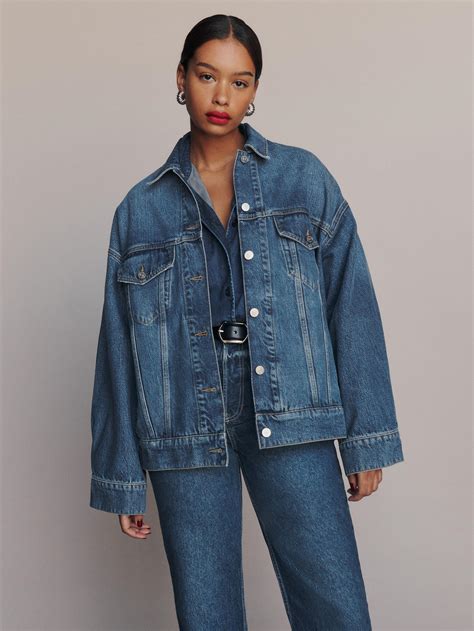 brooks oversized denim jacket