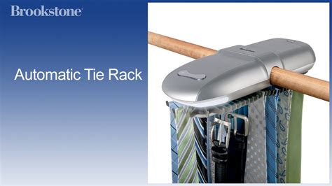 Brookstone Automatic Tie Rack Instructions