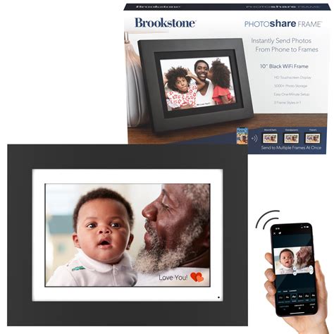 brookstone digital picture frame