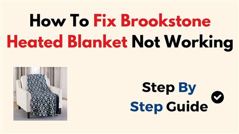 Brookstone Heated Blanket Controller Not Working