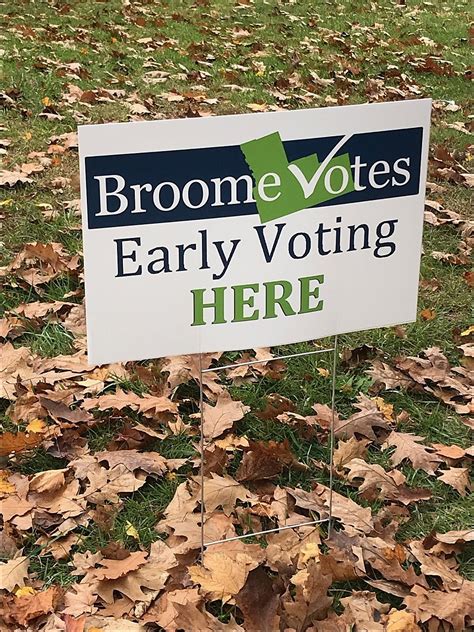 broome county board of elections early voting