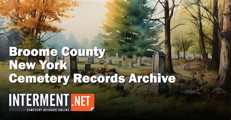 broome county ny cemeteries