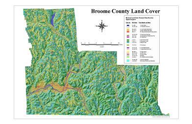 broome county topographical map