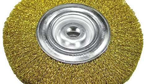 Brosse circulaire fil laiton 0.3mm Ø75mm TIVOLY