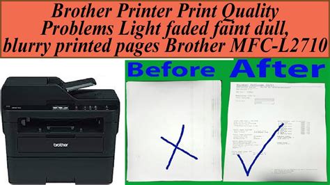 brother laser printer poor print quality