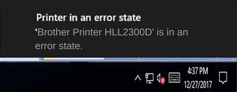 Brother Printer Error State