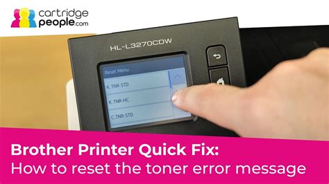 Brother Printer Toner Replace Error