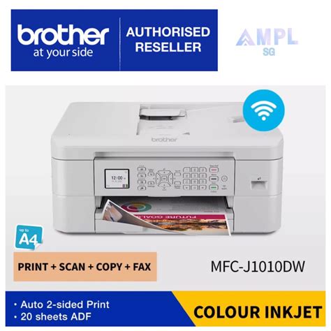 Brother MFCJ1010DW InkJet AllinOne Printer Copy Scan Fax