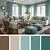 brown and teal color scheme