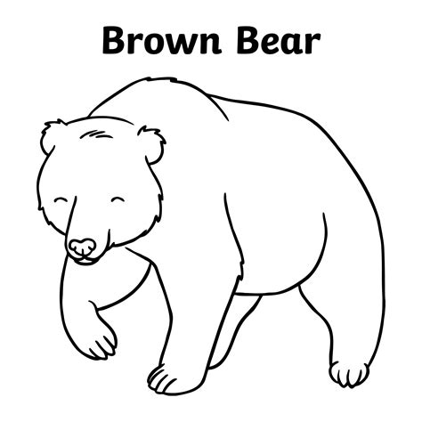 Brown Bear Coloring Pages Printable Maybe you would like to learn more about one of these?