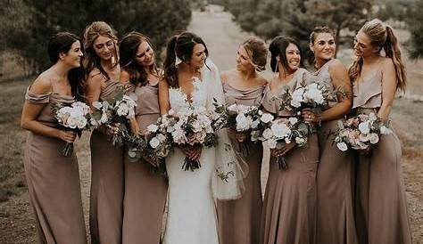 Brown Bridesmaid Dresses | Brown bridesmaid dresses, Bridesmaid dresses