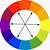 brown complementary color wheel