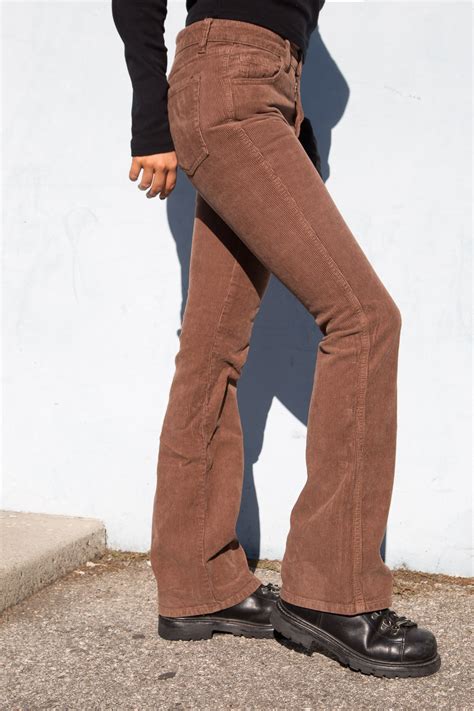 Brown Ultimate Flared Pants Pants PrettyLittleThing AUS