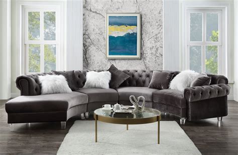  27 References Brown Gray Velvet Sectional Sofa 2023