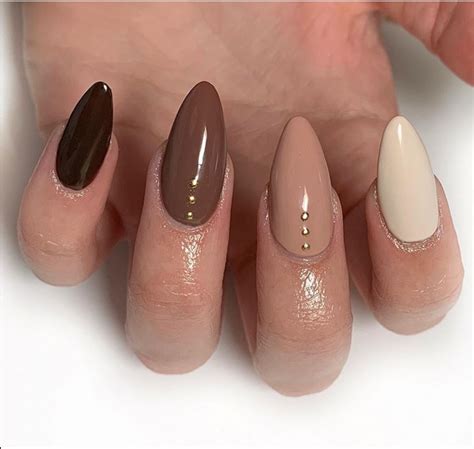 40+ Cool Brown Nail Designs To Try In Fall The Glossychic