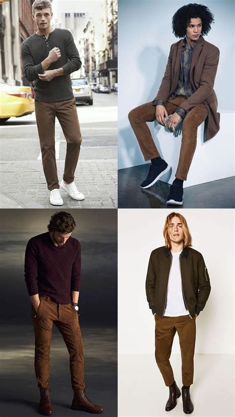 Brown Dress Pants Mens Outfit Fancy, Dapper, Men, Smart, Casual, Blue