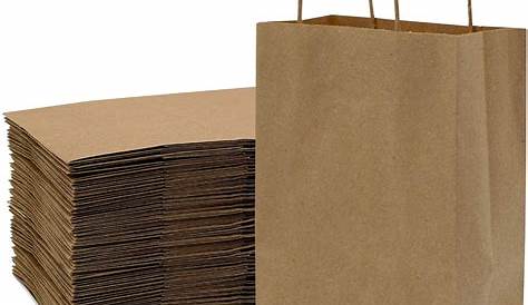 QTY 200 Extra Small Recycled Brown Paper Flat Merchandise Bags | Etsy