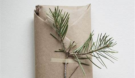 How to wrap a gift with brown paper - UnDiplomatic Wife