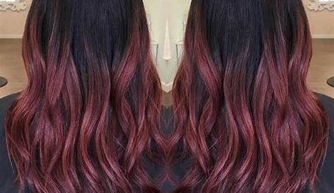 Brown To Maroon Ombre Hair Instagram Photo By GENAI CANALE • Life • • Jul 18