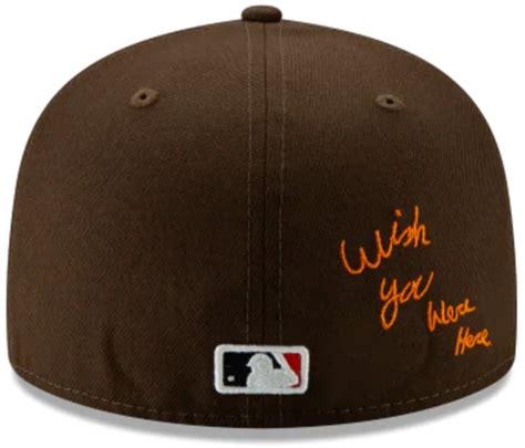 brown astros fitted hat