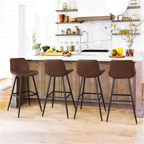 Brown Bar Stool Top