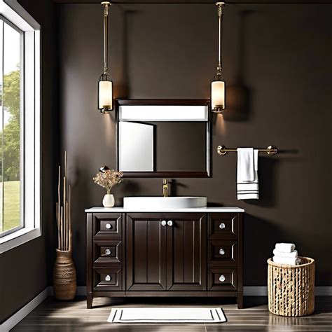 Brown Bathroom Vanity Ideas