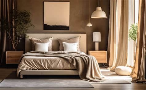 brown bedroom ideas with rustic charm