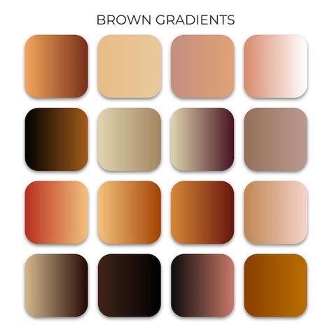 Brown Color Gradient Code