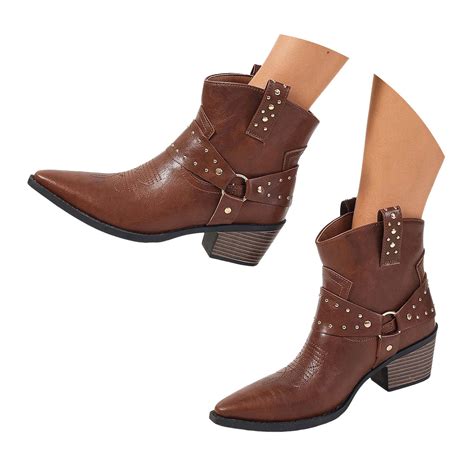 brown cowboy booties