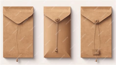 Brown Craft Paper Envelopes