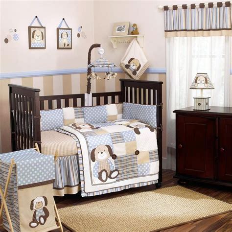 Brown Crib Bedding Set