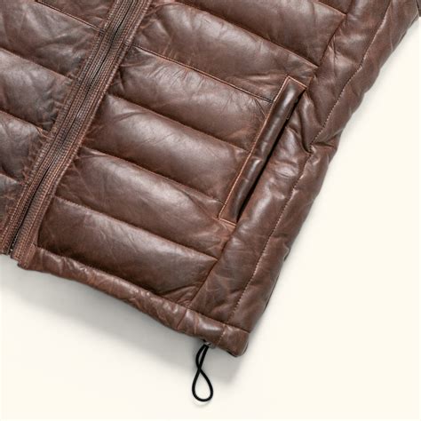 Brown Down Vest