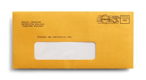Brown Envelope In Mail