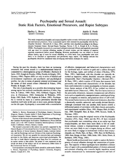 brown et al. 1997 dass