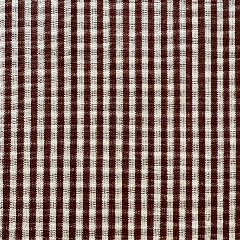 brown gingham tablecloth