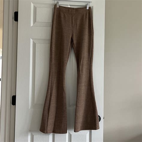 brown knit pants